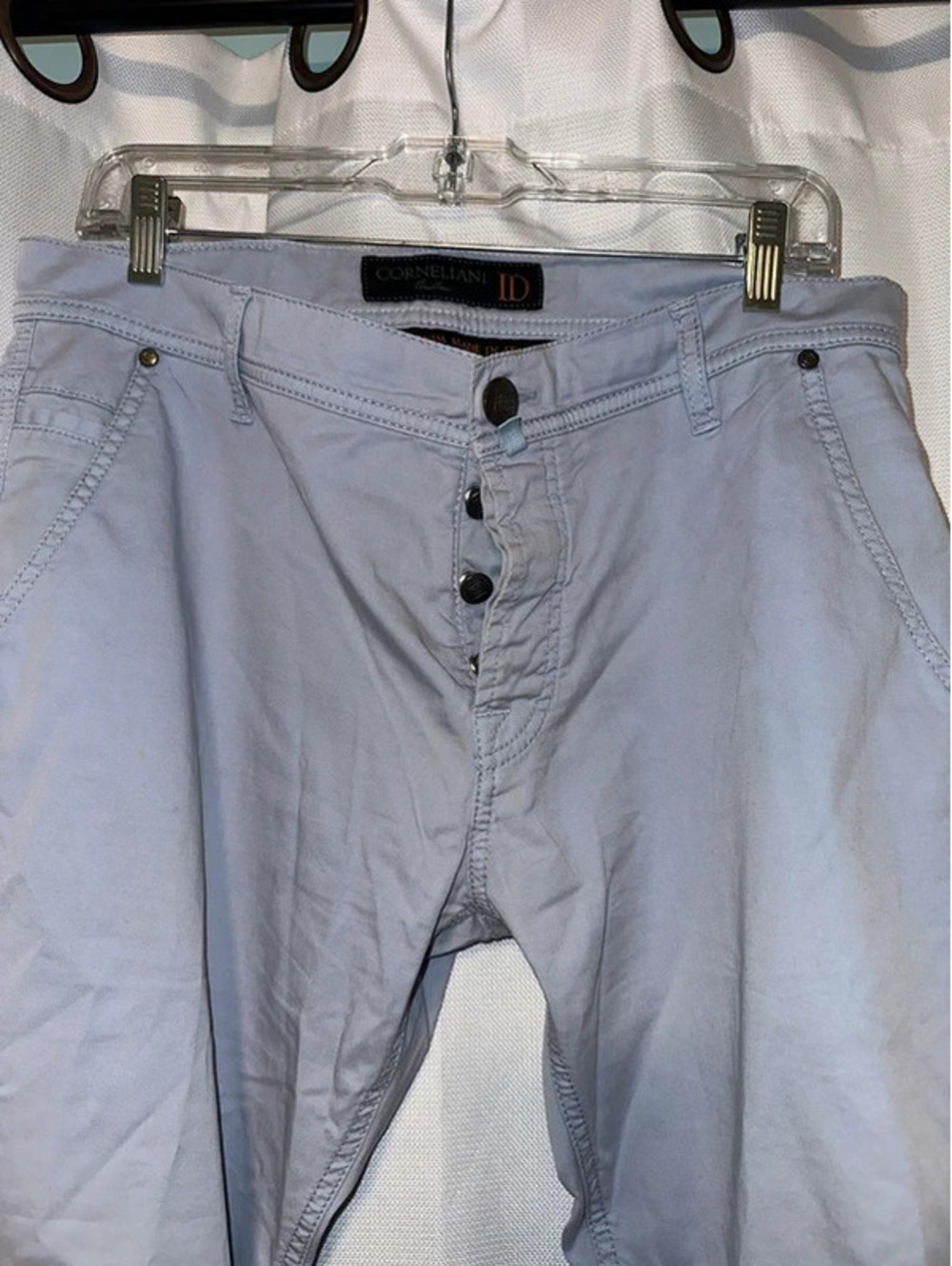 Corneliani ID Luxury Denim Trousers Italian Mens Pants 35 - Picture 3 of 16